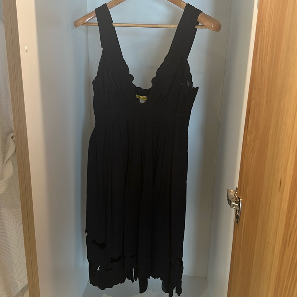 Catherine Melandrino, cotton cutout tank dress.